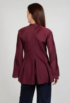 Patiently Shirt in Burgundy