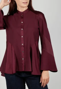 Patiently Shirt in Burgundy