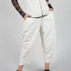 Pattern Trousers in Chalk