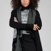 Patterned Cardigan in black