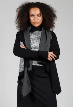 Patterned Cardigan in black