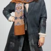 Patterned Scarf in Fig