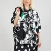 Patterned Shirt in Original Black