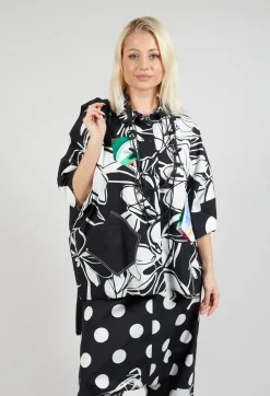 Patterned Shirt in Original Black