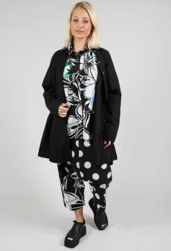Patterned Shirt in Original Black