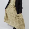 Patterned Skirt in Moss