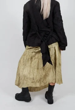 Patterned Skirt in Moss