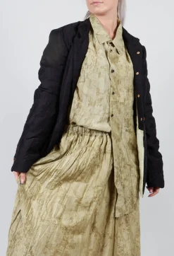 Patterned Skirt in Moss
