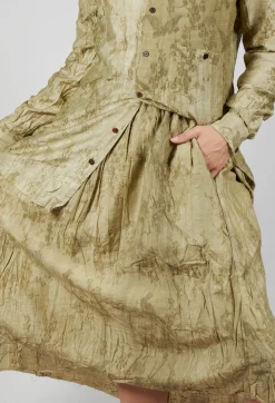 Patterned Skirt in Moss