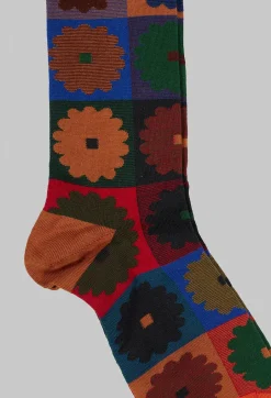 Patterned Socks in Marguerite Multicolour