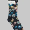 Patterned Socks in Tournesol Ardoise