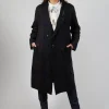 Pea Coat in Muted Tartan