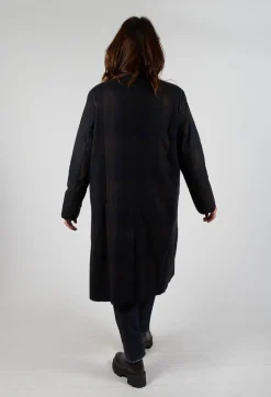 Pea Coat in Muted Tartan