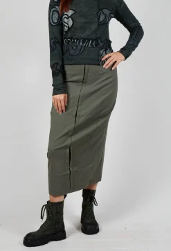 Pencil Skirt in Camp