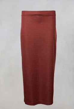 Pencil Skirt in Clay