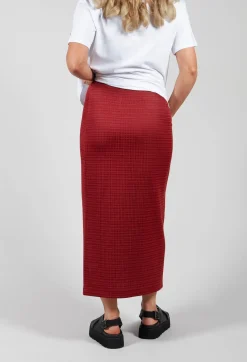 Pencil Skirt in Clay