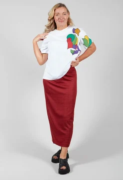 Pencil Skirt in Clay