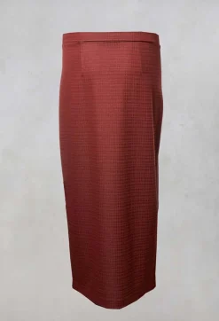 Pencil Skirt in Clay
