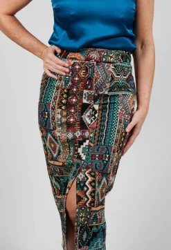Pencil Skirt in Dragonfly