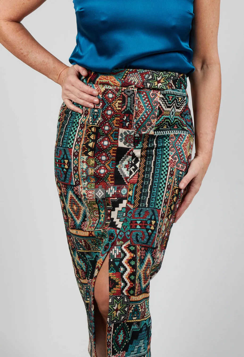 Pencil Skirt in Dragonfly