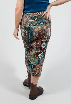 Pencil Skirt in Dragonfly