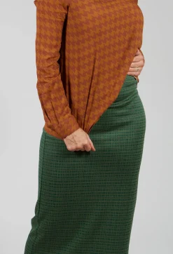 Pencil Skirt in Laurel
