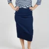 Pencil Skirt in Navy