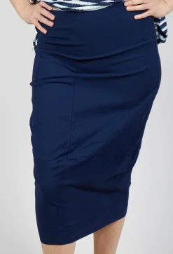 Pencil Skirt in Navy