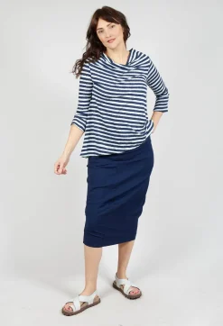 Pencil Skirt in Navy