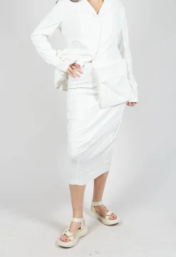 Pencil Skirt in Offwhite