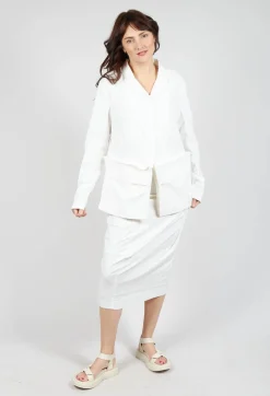 Pencil Skirt in Offwhite