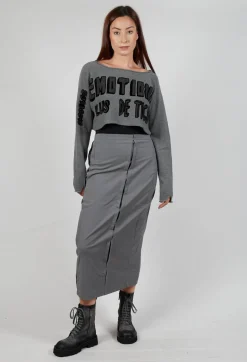 Pencil Skirt in Rock