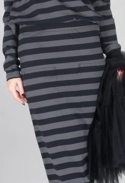 Pencil Skirt in Stripe