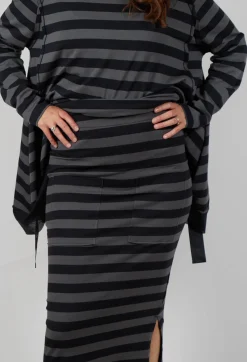 Pencil Skirt in Stripe