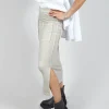 Pencil Skirt with Multiple Pockets in Griege
