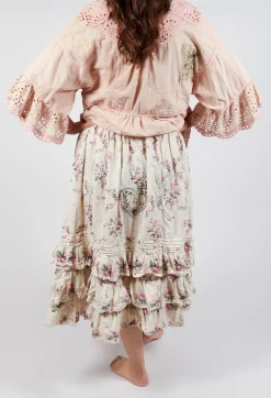 Penelope Ruffle Skirt in Idealist