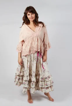 Penelope Ruffle Skirt in Idealist
