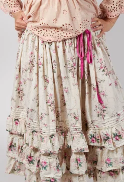Penelope Ruffle Skirt in Idealist