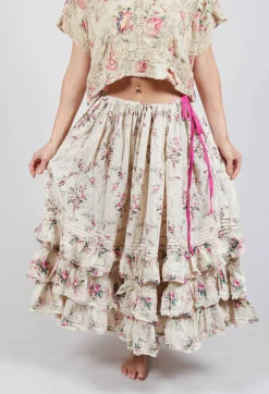 Penelope Ruffle Skirt in Idealist