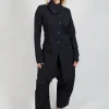 Penguin Coat in Black