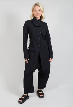 Penguin Coat in Black