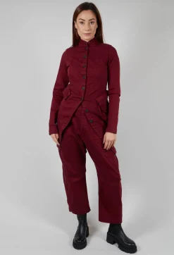 Penguin Coat in Merlot