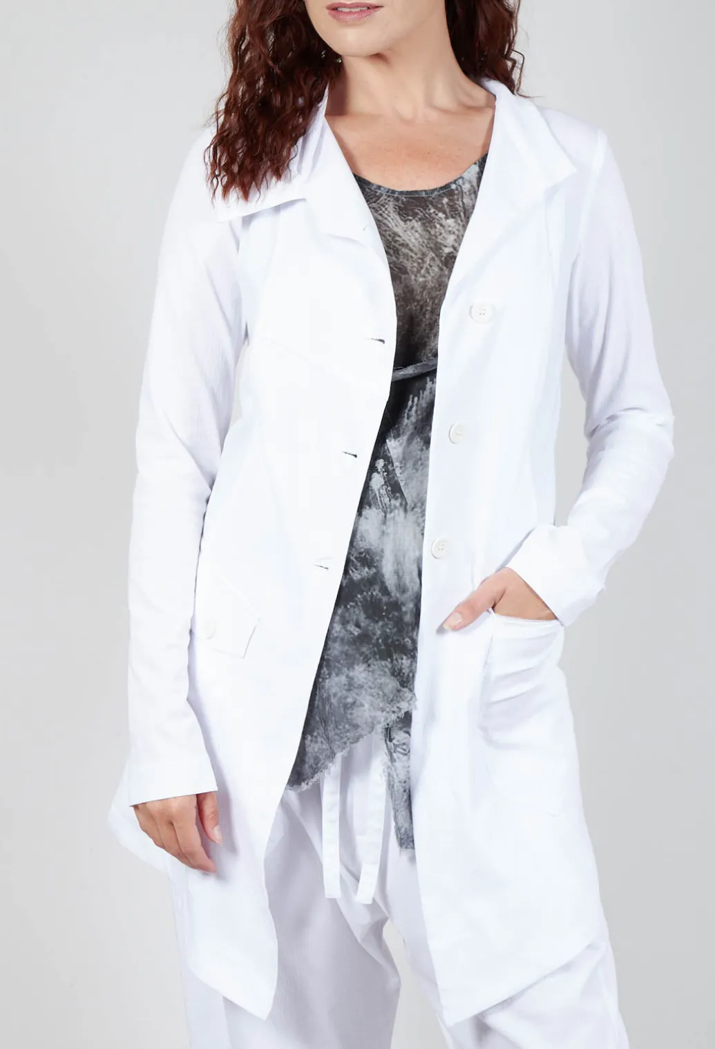 Penguin Coat in White