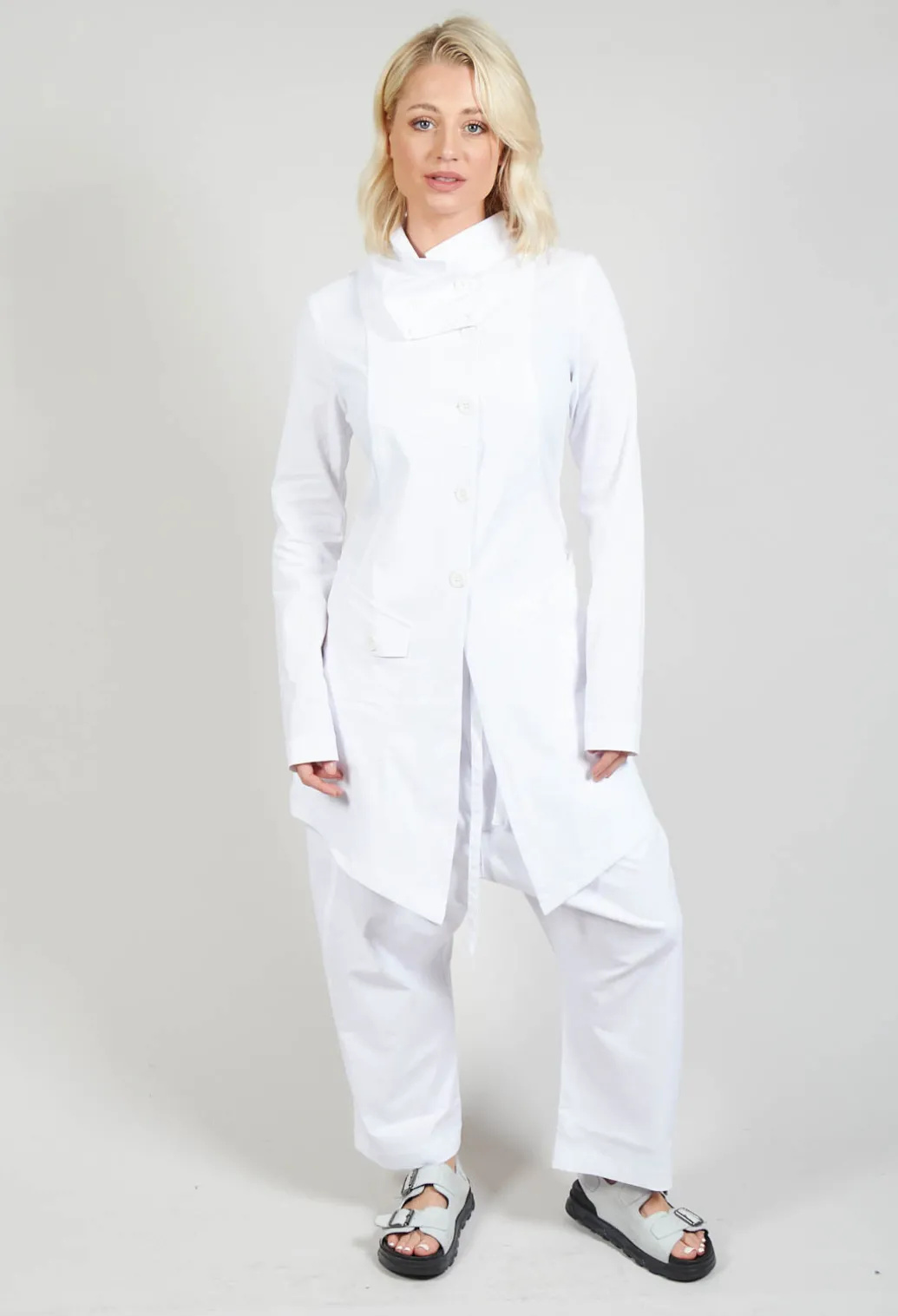 Penguin Coat in White