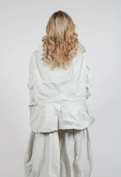 Peplum Hem Jacket in Moon
