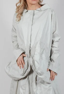 Peplum Hem Jacket in Moon