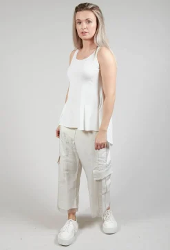 Peplum Vest in Callas