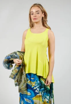 Peplum Vest in Lilly Cloud