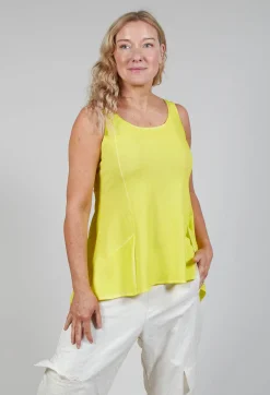 Peplum Vest in Lilly Cloud