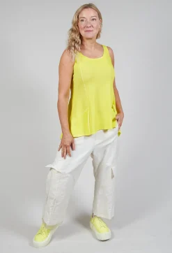 Peplum Vest in Lilly Cloud